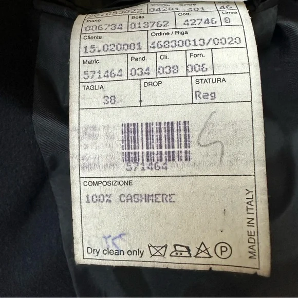 Donna Karan 100% Cashmere Signature Men’s Sport Coat